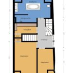 Plattegrond tweede verdieping