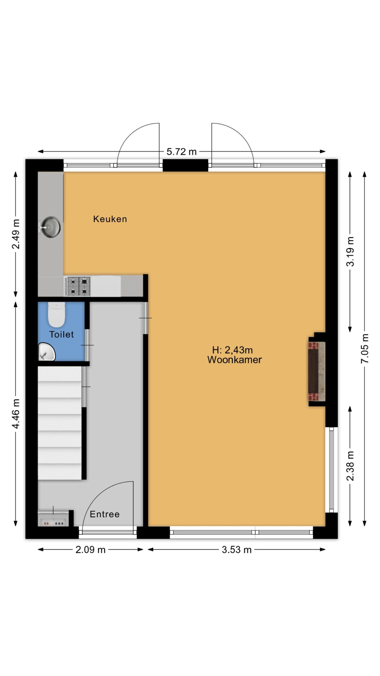 Plattegrond begane grond