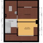Plattegrond tweede verdieping