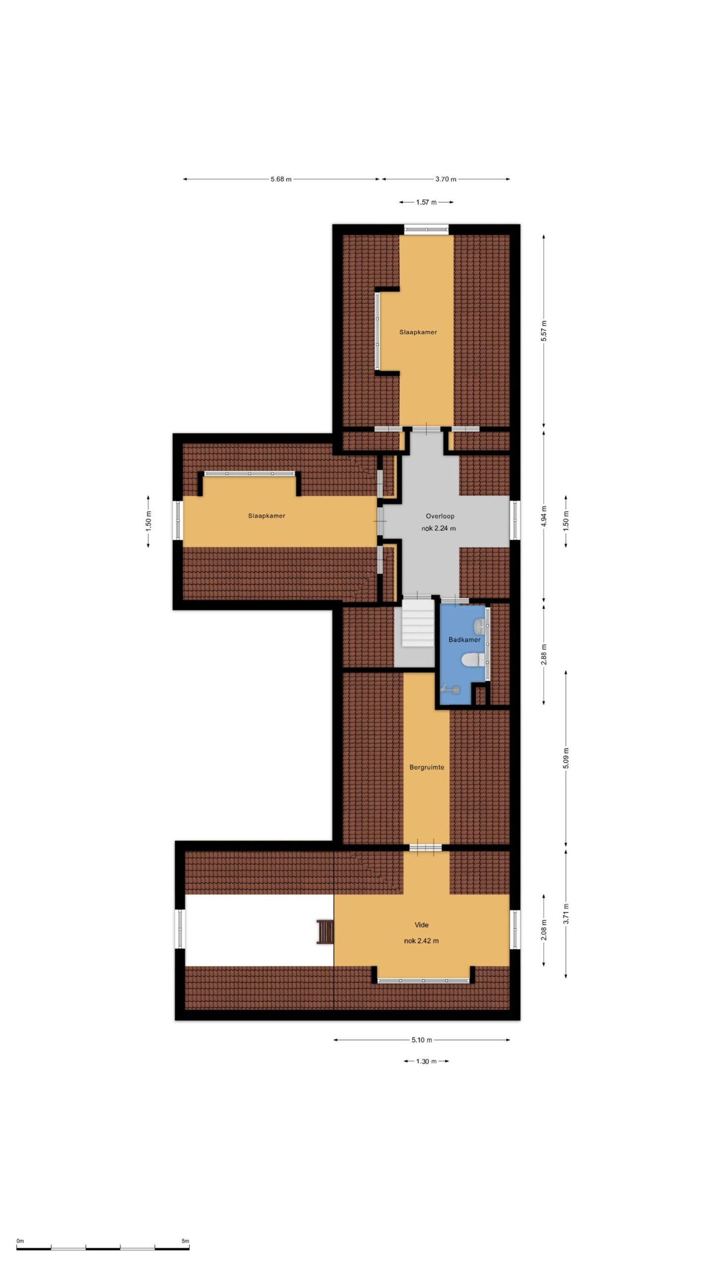 Plattegrond eerste verdieping