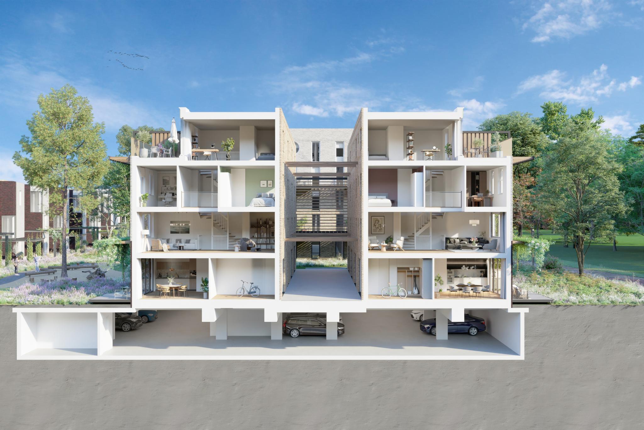 Doornsnede Stadswoningen